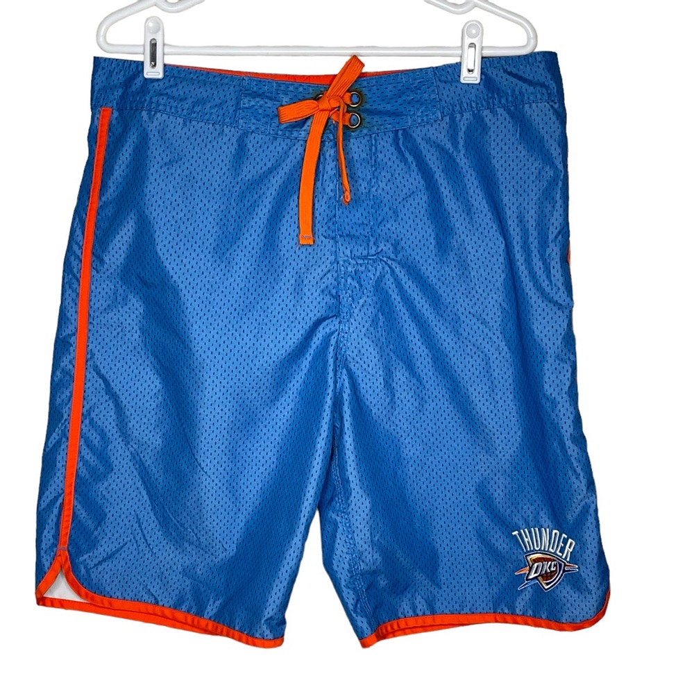 Mens Oklahoma City Thunder‎ swimming trunks short size large